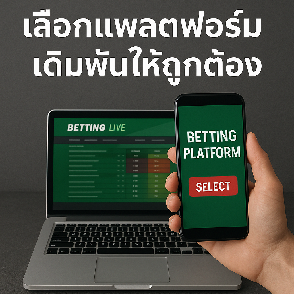 เลือกแพลตฟอร์มเดิมพันให้ถูกต้อง